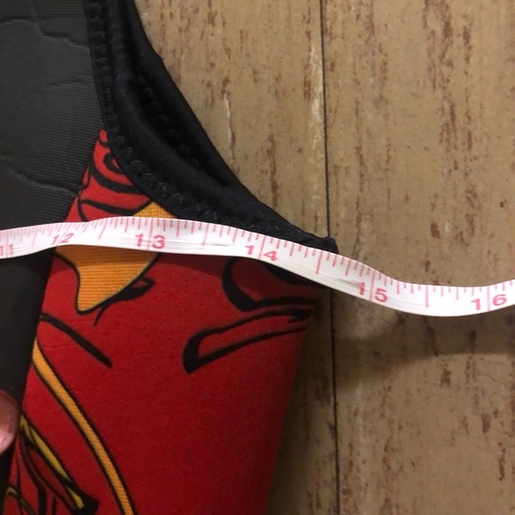 Sea Doo Shortie Wetsuit Black Red Yellow Womens 10 Nylon - Picture 7 of 8